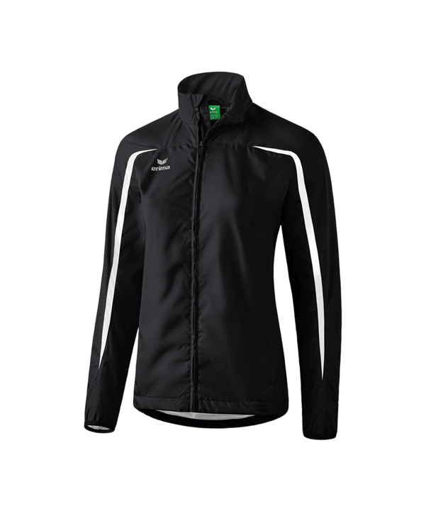 Erima Laufjacke Damen Schwarz Weiss - schwarz