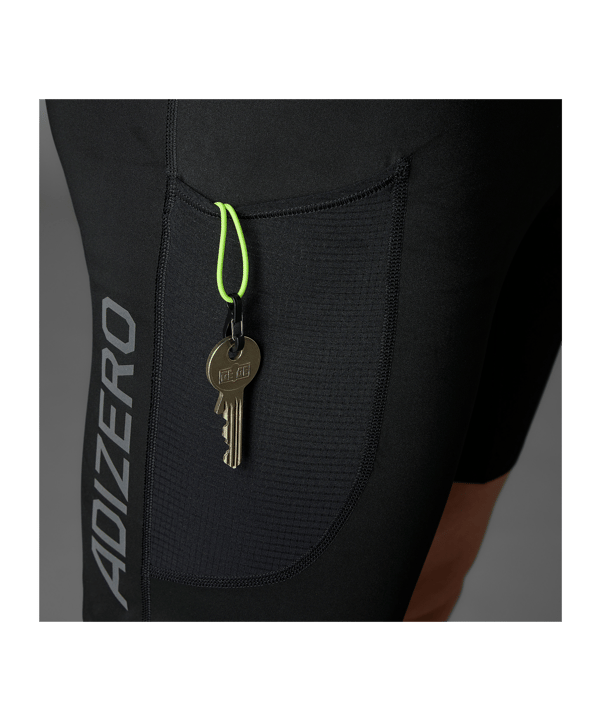 adidas Adizero Running Short Leggings Black - schwarz