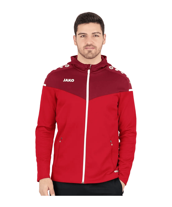 JAKO Champ 2.0 Veste à capuche Rouge C001 - rouge