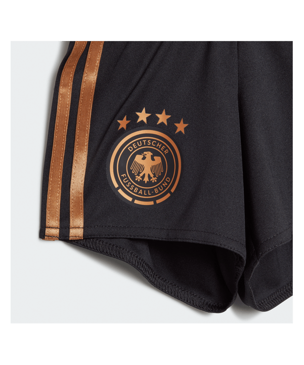 adidas DFB Deutschland Babykit Away WM 2022  Schwarz - schwarz