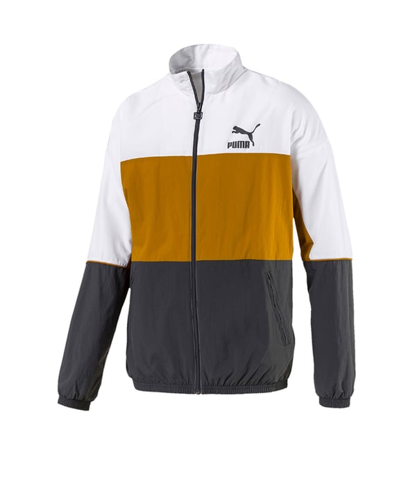 PUMA Retro Woven Track Jacket Jacke Grau F14 - grau
