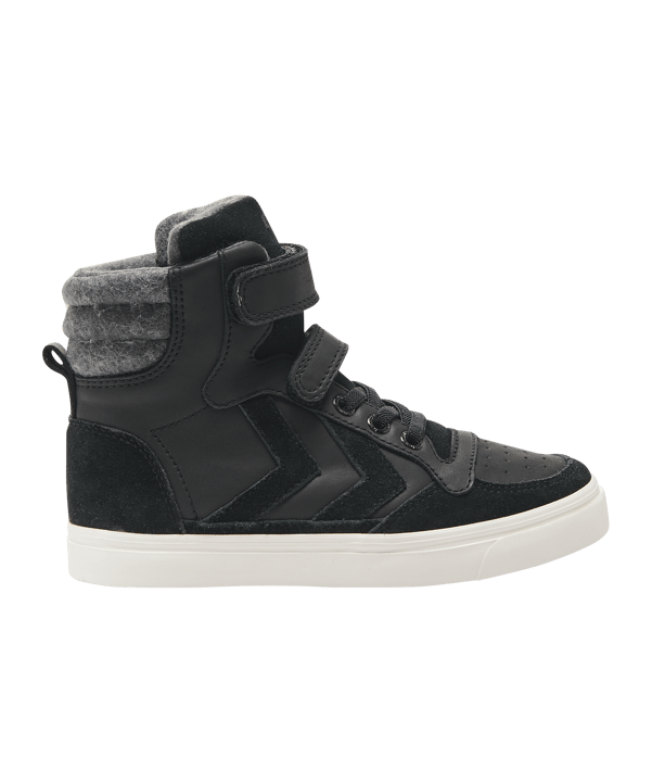 Hummel Stadil Winter High Sneaker Kids Schwarz F2001 - schwarz