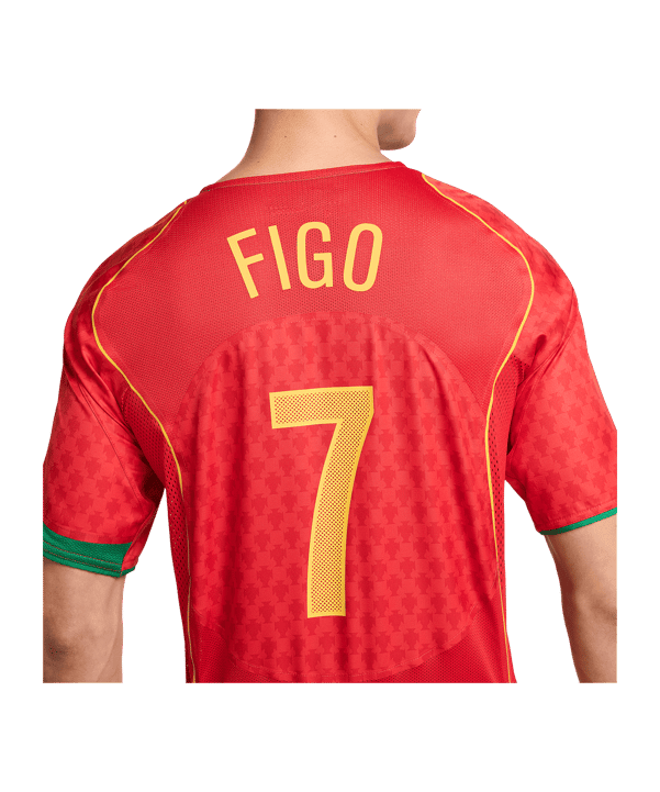Nike Portugal Re-Issue 2004 Figo+7 Trikot Rot F614 - rot