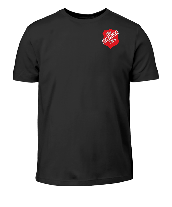TSV Schopfloch T Shirt Wappen Kids Schwarz - schwarz