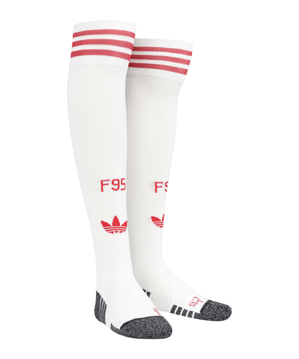 adidas Fortuna Düsseldorf Chaussettes de football Away 2026/2027 Blanc - blanc