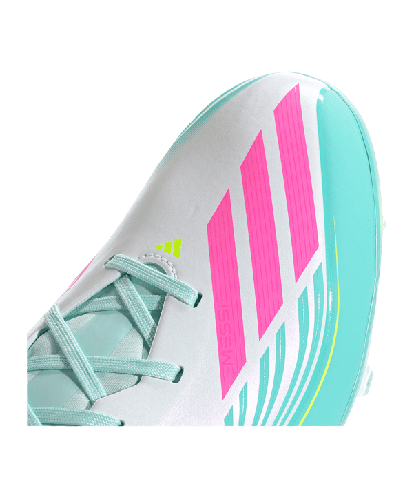 adidas F50 League FG/MG Messi Aurora Radiante Weiß - weiss
