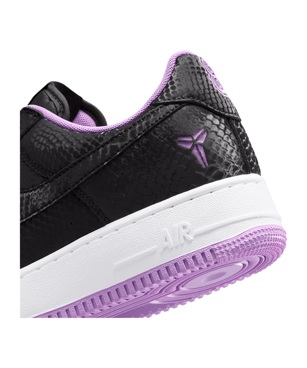 Nike Kobe Air Force 1 Low Schwarz - schwarz