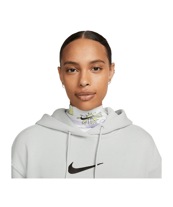 Nike Phoenix Fleece Hoody Damen Silber F034 - silber