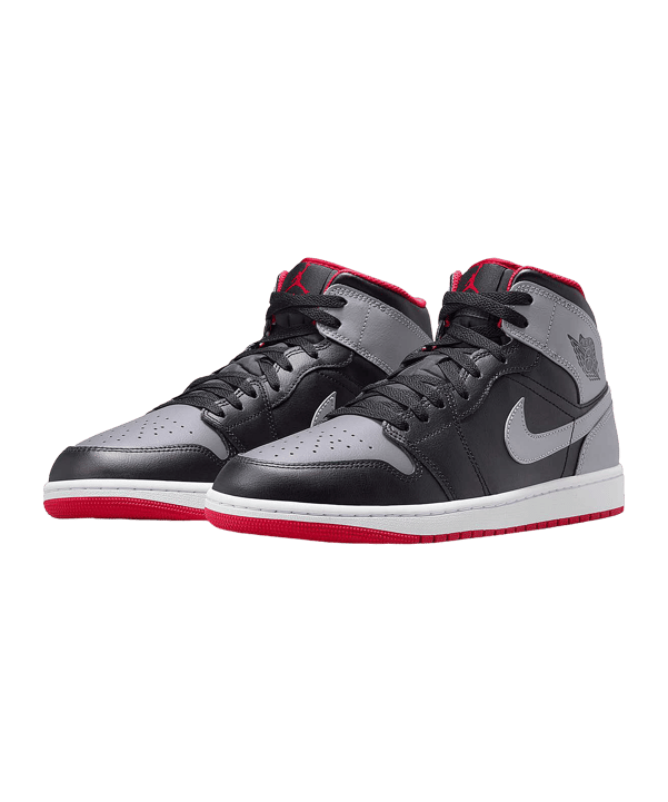 Jordan Air 1 Mid Schwarz Grau F006 - schwarz