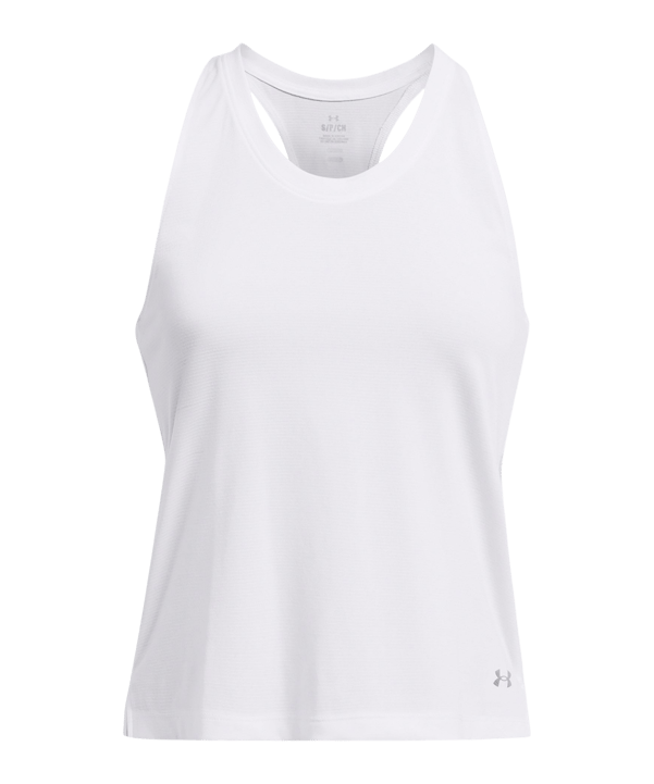 Under Armour Launch Singlet T-Shirt Damen Weiß F100 - weiss