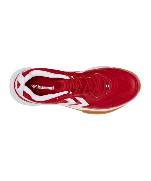 Hummel DAGAZ 2.0 Icon Hallenschuh Rot F4120 - weiss