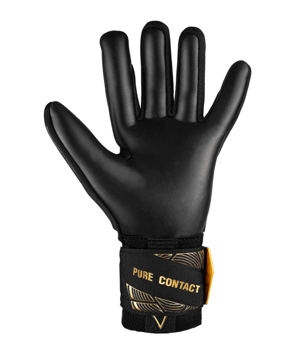 Reusch Pure Contact Infinity TW-Handschuhe Night Spark 2024 Schwarz Gold Schwarz F7706 - schwarz