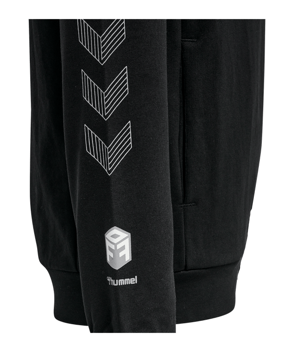 Hummel Move Grid Hoody Kids Schwarz F2001 - schwarz