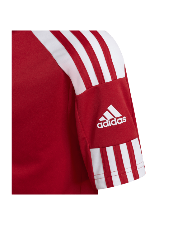 adidas Squadra 21 Poloshirt Kids Rot Weiss - rot