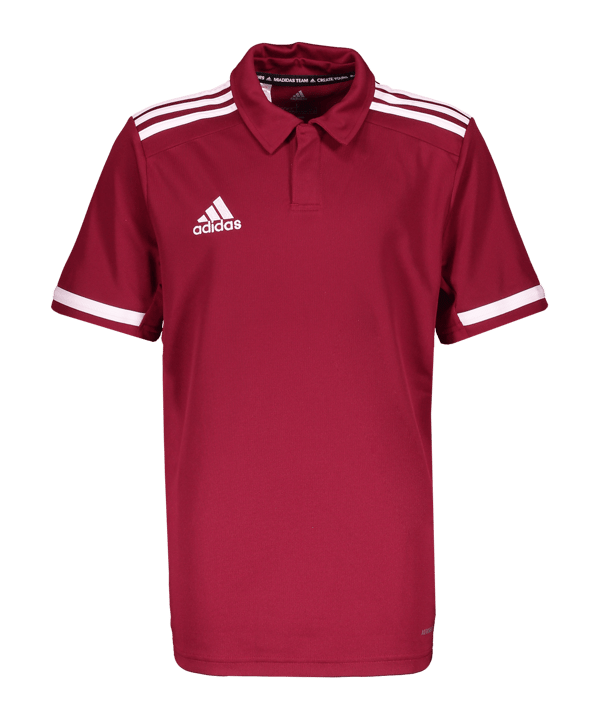 adidas MT19 Poloshirt Kids Dunkelrot - rot