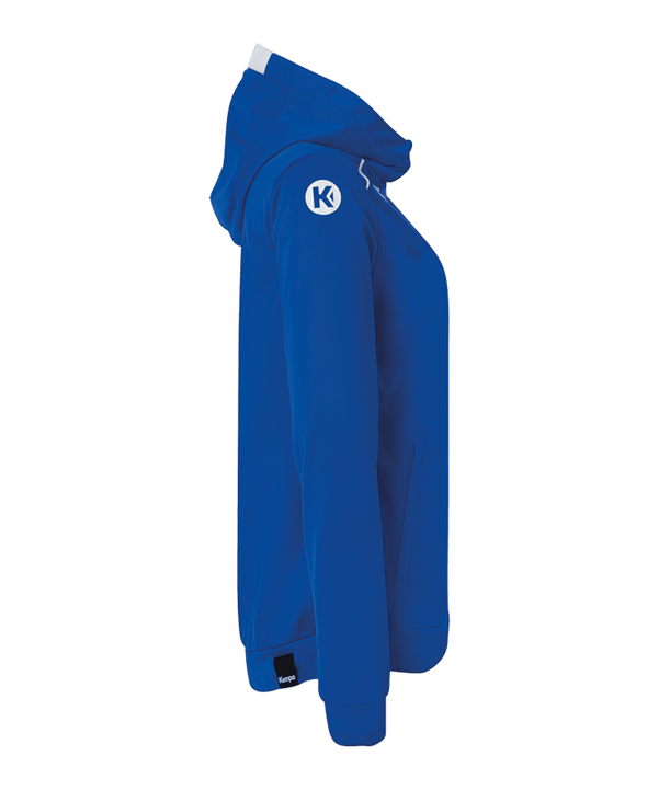 Kempa Player Kapuzenjacke Damen Blau Weiss F04 - blau