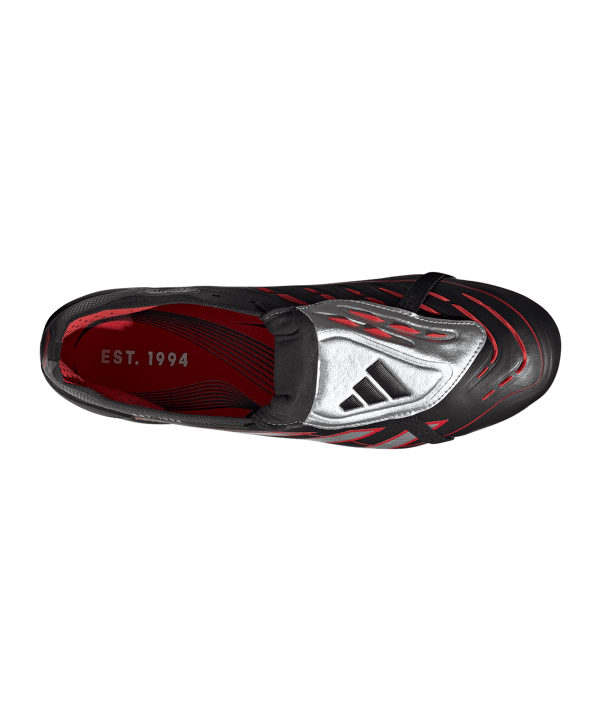 adidas Predator Elite FT Leather FG Obsidian Strike Schwarz - schwarz