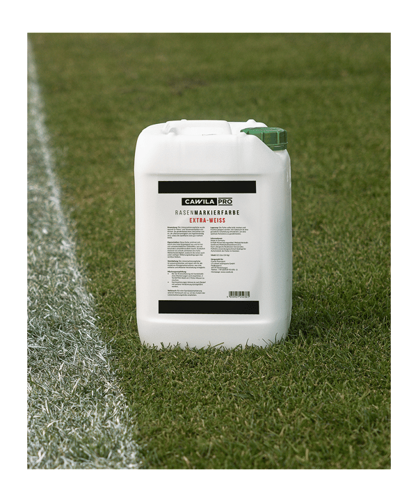 Cawila Extra-Weiss Rasenmarkierungsfarbe Konzentrat | Rasenmarkierfarbe für Sportplätze - weiss