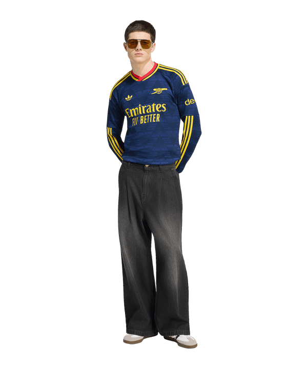 adidas FC Arsenal London Trikot Langarm Away 2026/2027 Blau