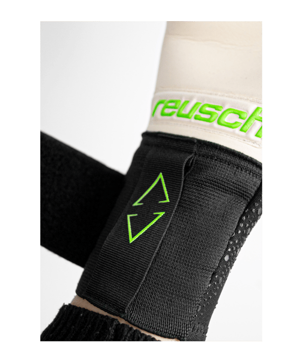 Reusch Pure Contact Gold Torwarthandschuh Schwarz Grün F7781 - schwarz