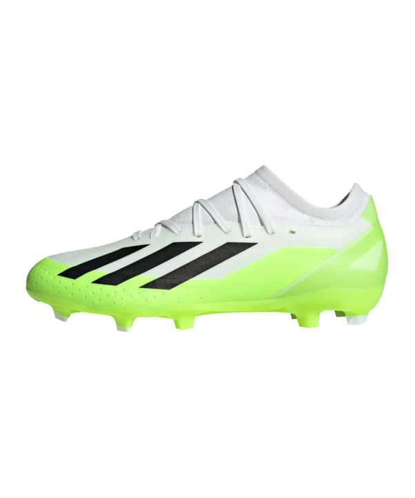 adidas X Crazyfast.3 FG Crazyrush Weiss Schwarz Gelb - weiss