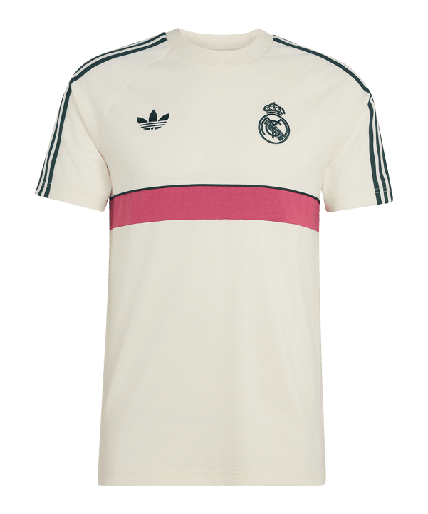 adidas Originals Real Madrid T-Shirt Beige - beige
