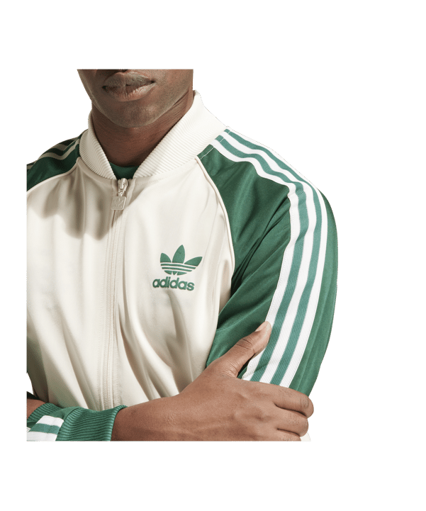 adidas Originals SST Tracktop Beige Grün - beige