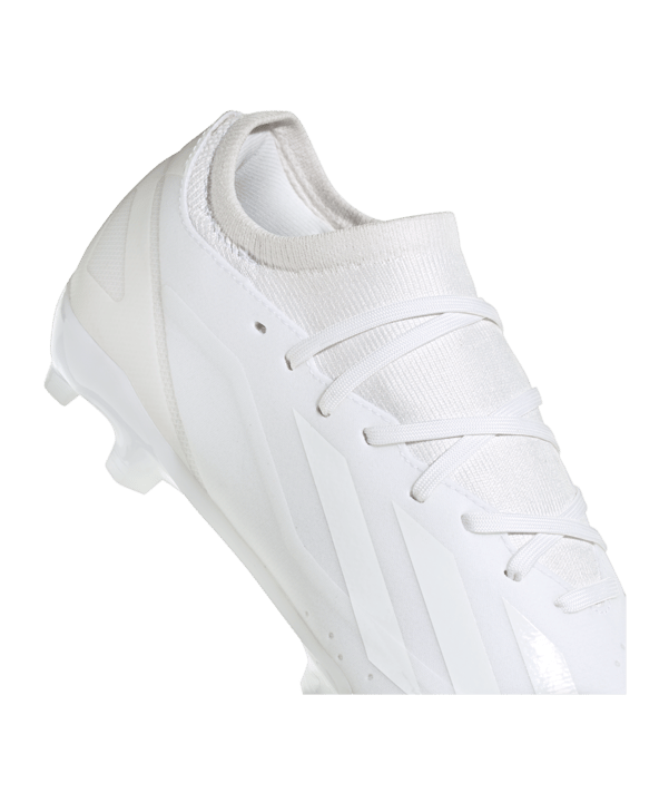 adidas X Crazyfast.3 FG Pearlized Weiss - weiss