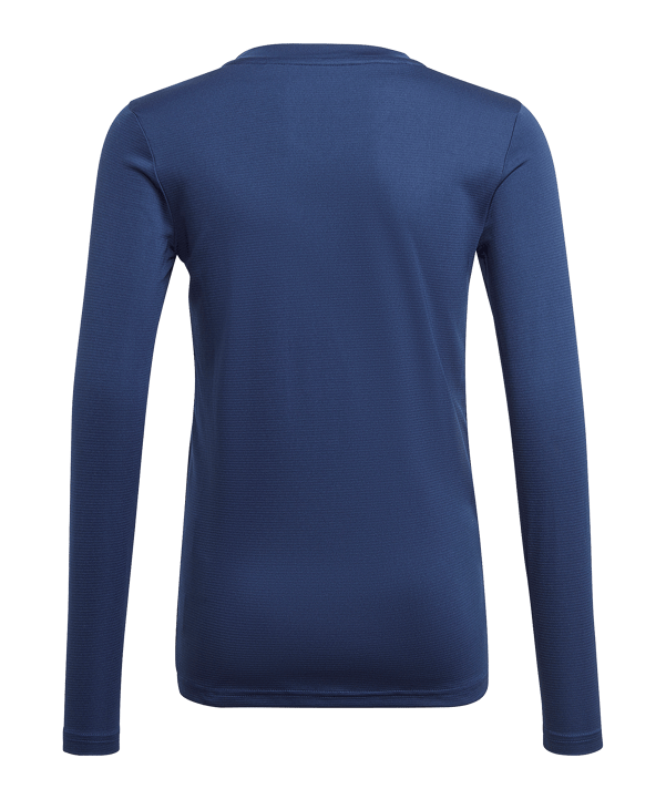 adidas Team Base Top langarm Kids Blau - blau