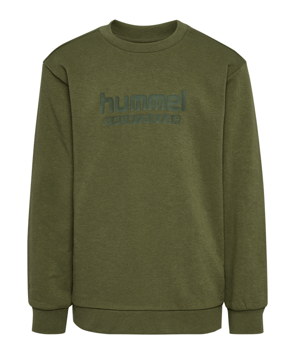 Hummel Base Sweatshirt Kids Grün F6603 - gruen