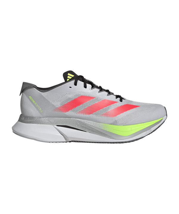 adidas Adizero Boston 12 Laufschuh Grau - grau