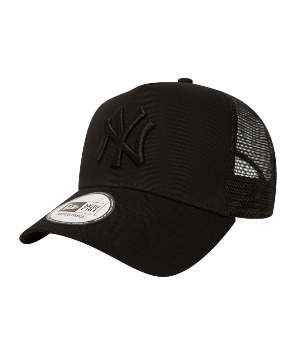 New Era Clean Trucker New York Yankees Cap Schwarz - schwarz