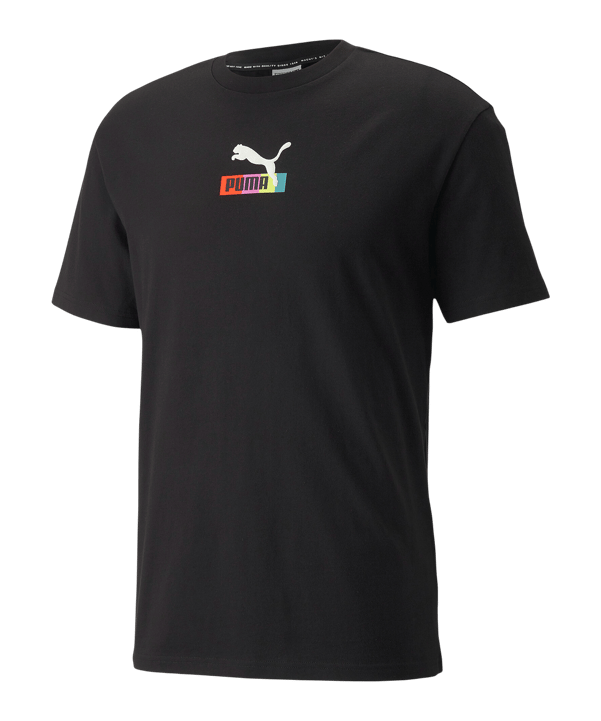 PUMA Brand Love Placement T-Shirt Schwarz F001 - schwarz