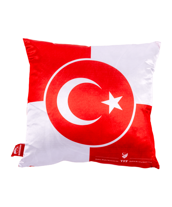 TFF Türkei Logo Kissen Rot - rot