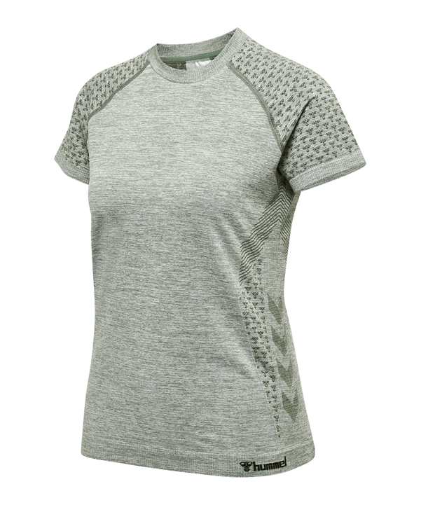 Hummel hmlCI Seamless T-Shirt Damen Grün F2121 - gruen
