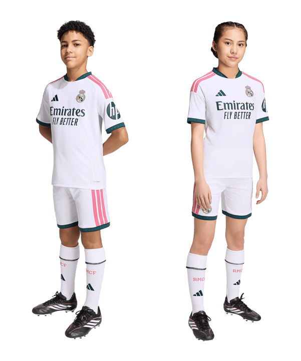 adidas Real Madrid Ensemble de maillots Home 2026/2027 Enfants Blanc - blanc