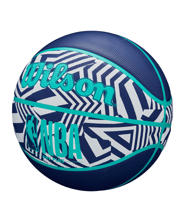 Wilson NBA Drv Plus Dazzle Camo Trainingsball Blau - blau