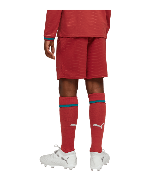 PUMA FPF Portugal Replica Short Home WM 2026 Kids Rot F01 - rot