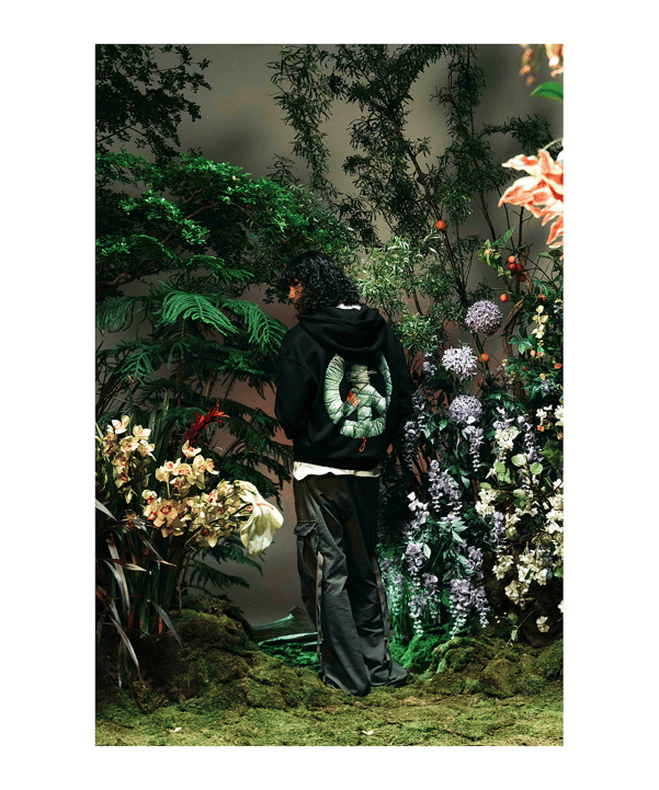 Mister Tee Peace Oversize Fullzip Hoody Schwarz - schwarz