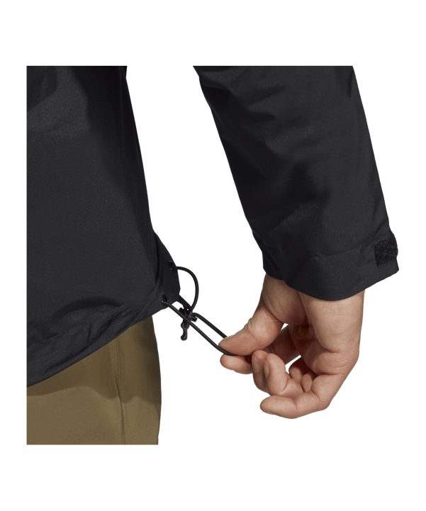 adidas Terrex Multi RAIN.RDY 2-Layer Rain Jacket Black - schwarz