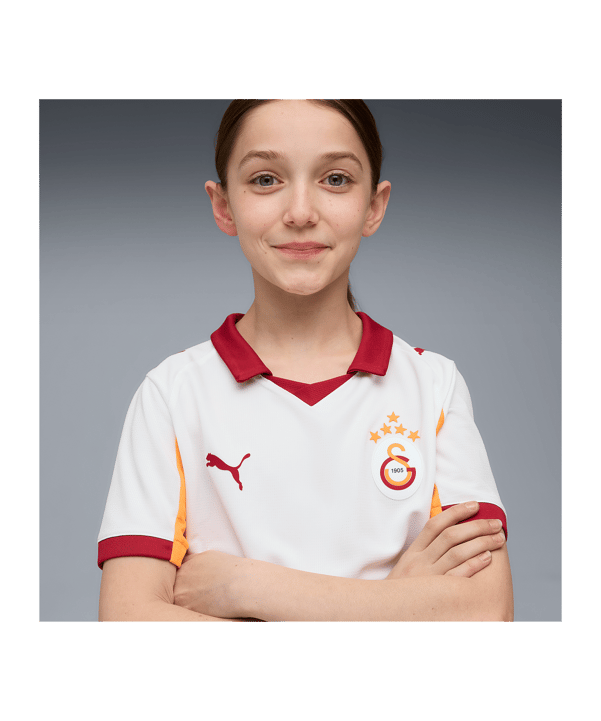 PUMA Galatasaray Istanbul Shirt Away 2025/2026 Kids Wit K02 - wit
