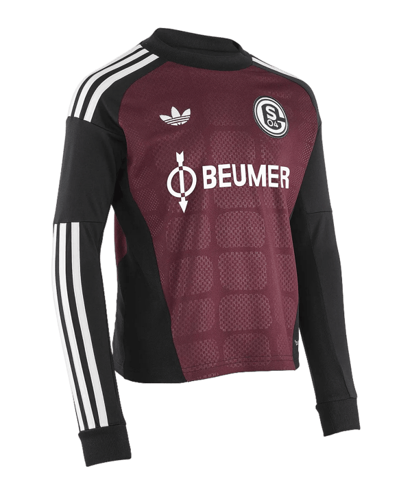 adidas Originals FC Schalke 04 Torwarttrikot 2026/2027 Kids Schwarz - schwarz