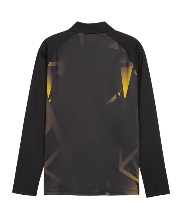 PUMA Borussia Dortmund Warm Up 1/4 Zip Top Schwarz F07