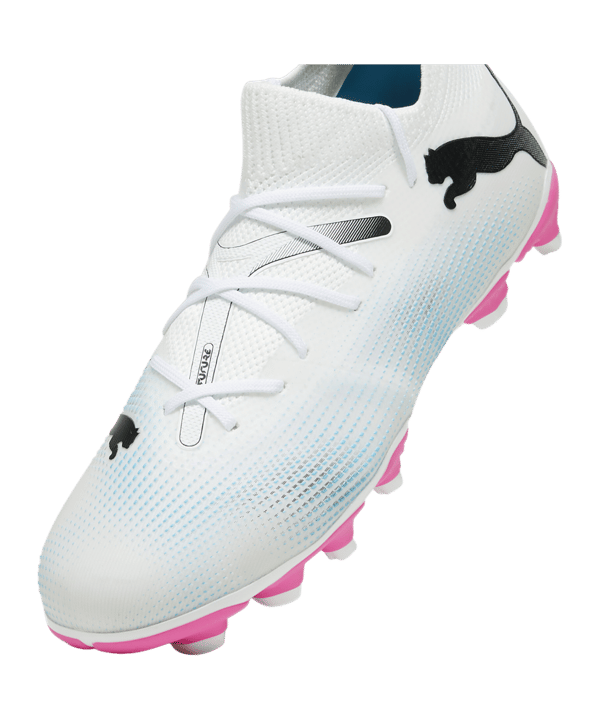 PUMA FUTURE 7 Match FG/AG Phenomenal Jr Kids Weiss Schwarz Pink F01 - weiss