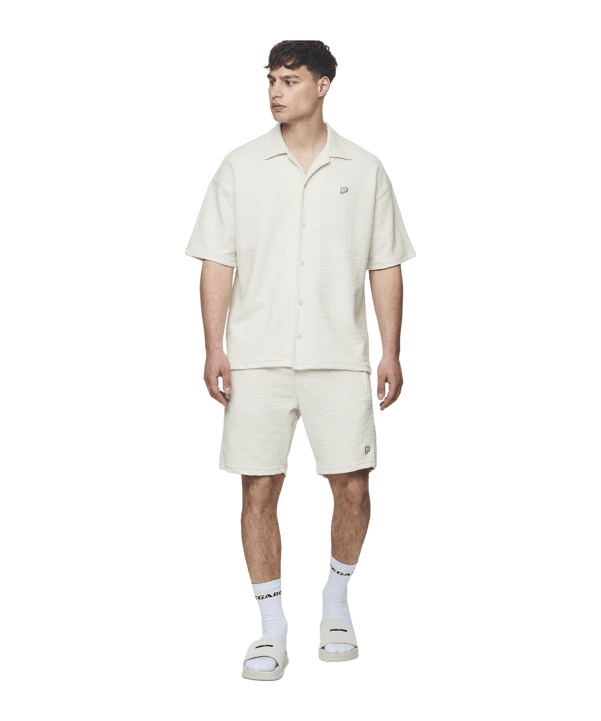 Pegador Libco Structured Knit T-Shirt Beige - beige