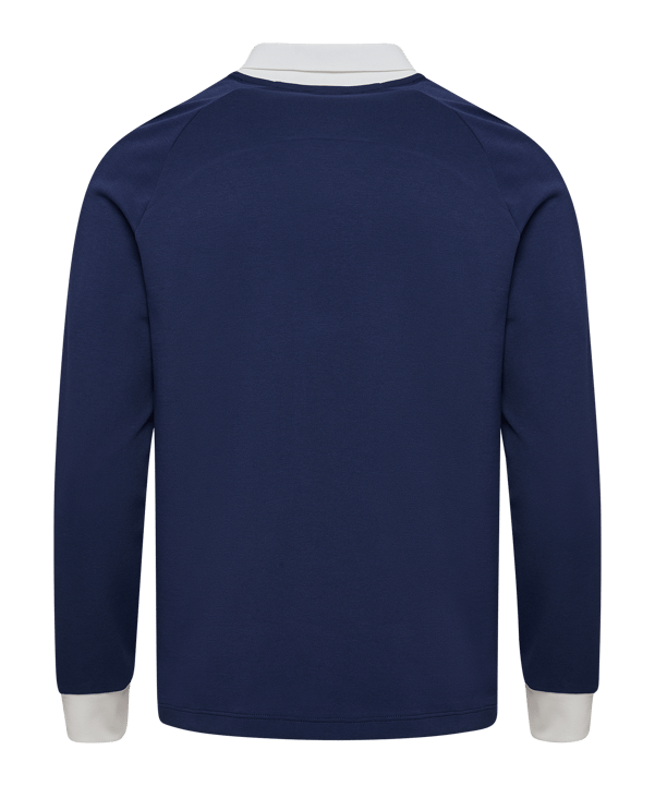 hummel Root Polo Langarm Blau F7026