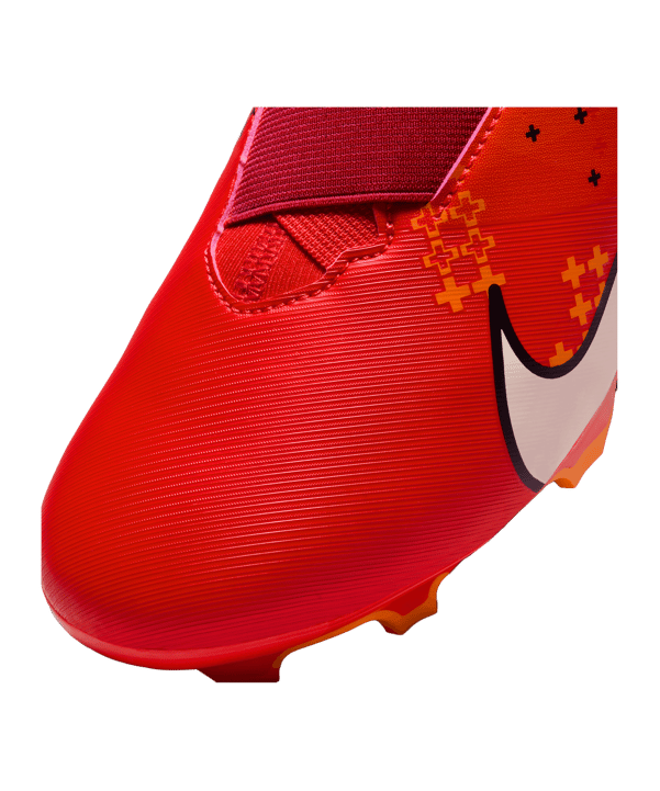 Nike Jr Air Zoom Mercurial Vapor XV Academy FG/MG Dream Speed 7 Kids Rot Weiss Orange F600 - rot