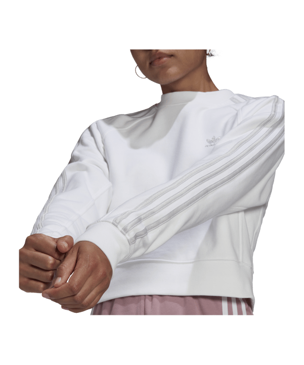 adidas Originals Sweatshirt Damen Weiss - weiss