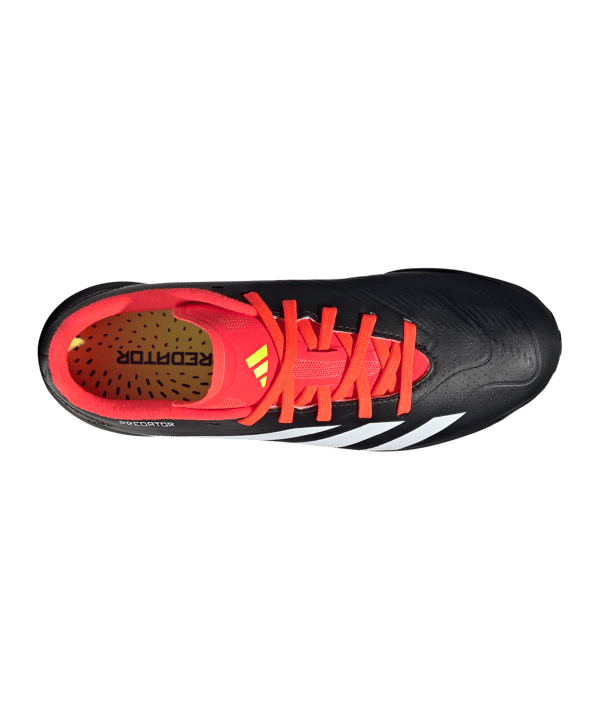 adidas Predator League TF Kids Solar Energy Schwarz Weiss Rot - schwarz