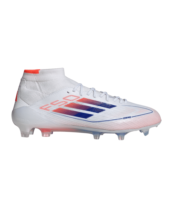 adidas F50 Elite Mid FG Advancement Damen Weiss Blau - weiss
